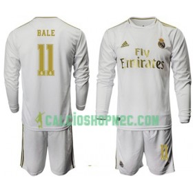 Real Madrid Bale 11 Bambino Maglia Prima 2019/2020 Manica Lunga (+ Pantaloncini)